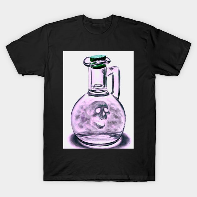 Alchemy poison elixir potion - bottle deadly evil T-Shirt by LukjanovArt